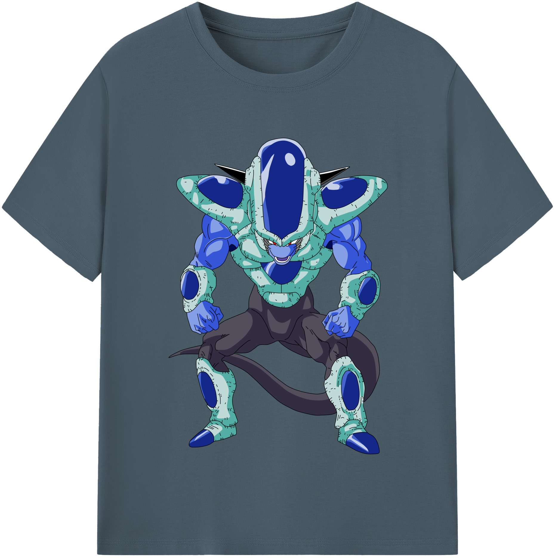 （画像用） ドラゴンボール フリーザ DRAGON BALL Frieza 綿100％半袖Tシャツ（フロントプリント）